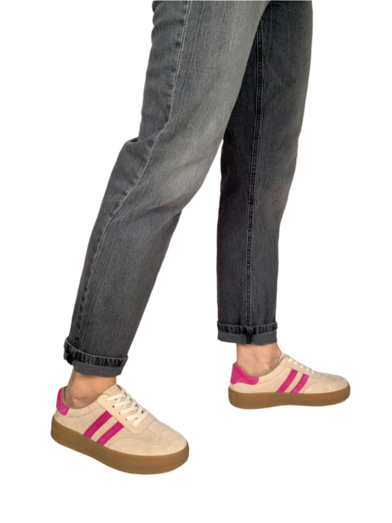 Load image into Gallery viewer, beige platform shoes
