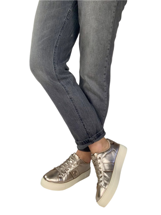 gold ladies shoes