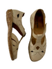 beige flat sandals