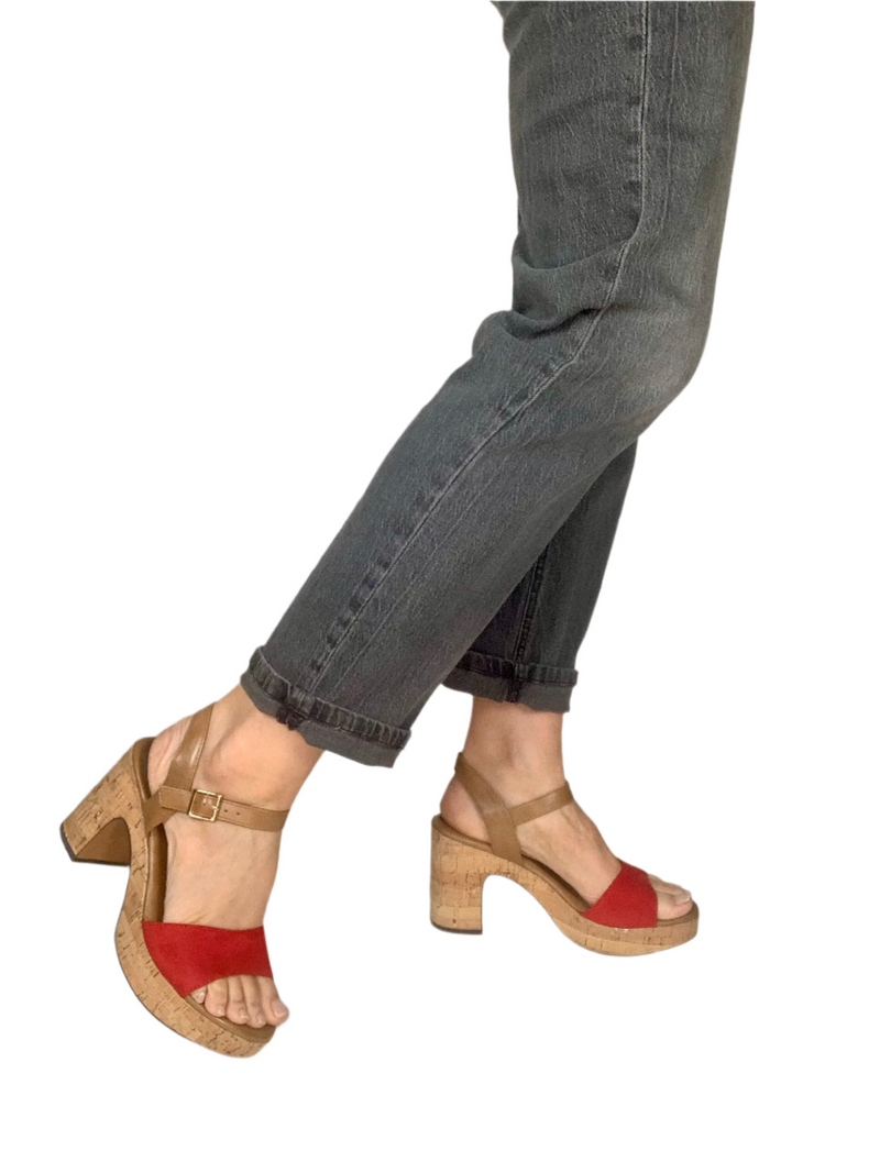 Load image into Gallery viewer, marco tozzi block heel sandals
