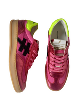 Load image into Gallery viewer, pink leather trainers