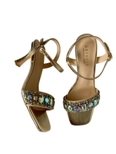 Load image into Gallery viewer, gold wedding heels