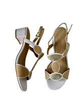 Load image into Gallery viewer, white dress sandals for women