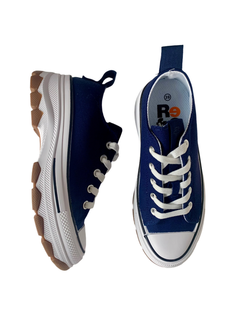 Load image into Gallery viewer, navy refresh shoes
