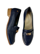 Load image into Gallery viewer, navy loafer shoes