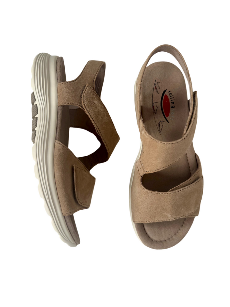 Load image into Gallery viewer, beige gabor sandals
