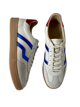 Load image into Gallery viewer, ladies white leather trainers