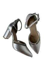 Load image into Gallery viewer, silver wedding heels