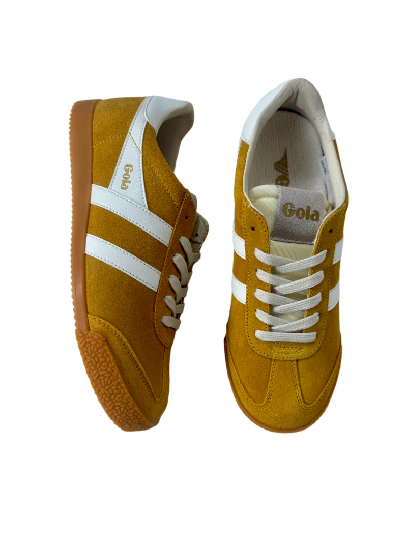 Load image into Gallery viewer, yellow gola trainers
