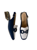 navy sling back loafers