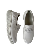 Load image into Gallery viewer, white leather shoes