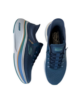 Load image into Gallery viewer, blue skechers slip ins