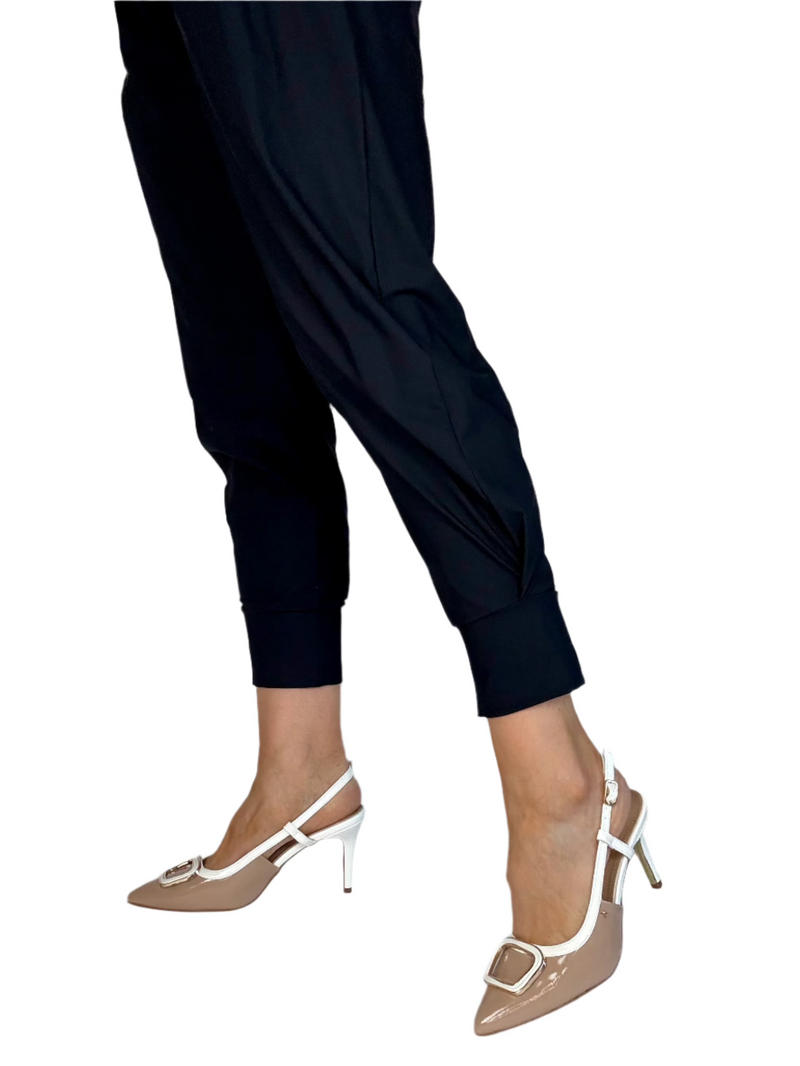 Load image into Gallery viewer, beige sling back shoes
