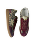 burgundy leopard print trainers