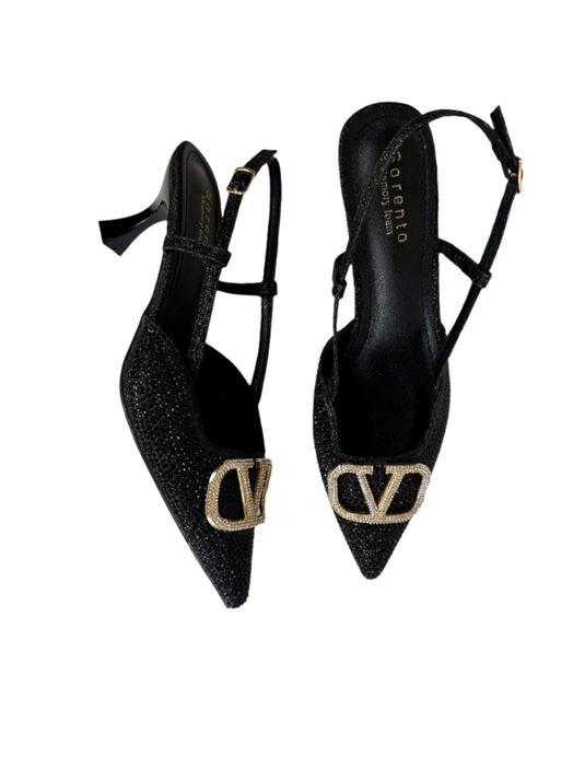 black heels