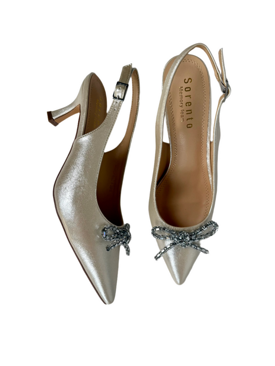 beige heels for wedding