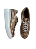 bronze platform sneakers