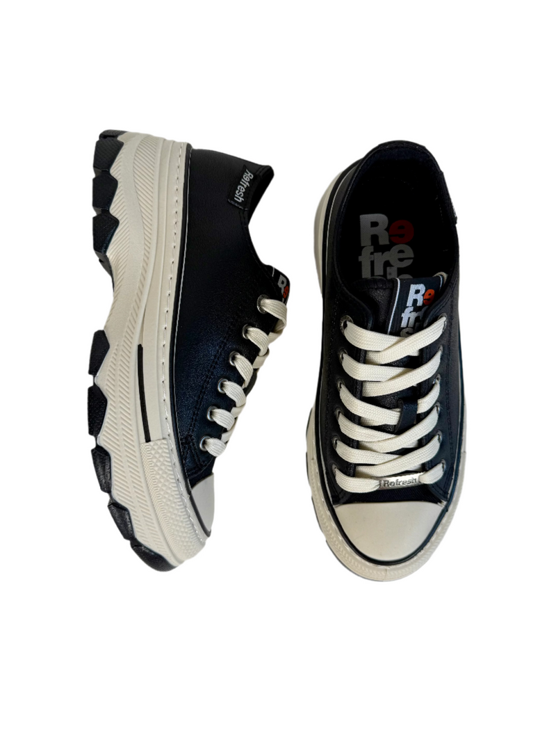 Load image into Gallery viewer, black chunky sneakers
