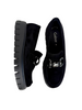 black ladies loafers