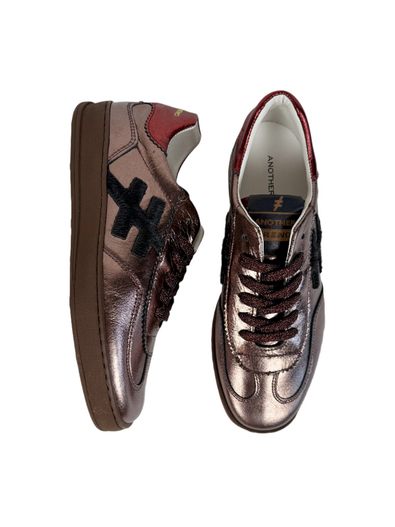 Load image into Gallery viewer, bronze sneakers
