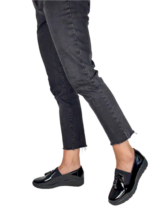 black wedge shoes jana