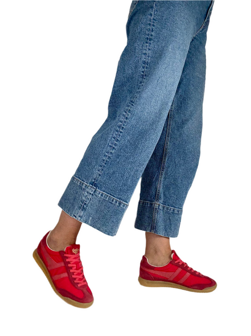 red gola trainers