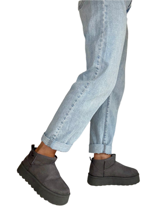 grey ugg boot