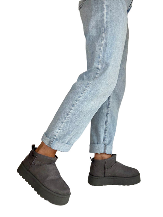 grey ugg boot