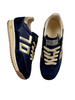 navy casual fashion sneakers