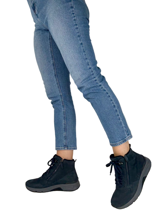 navy gabor boots