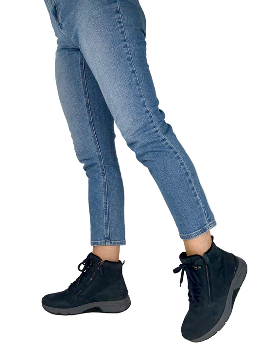 navy gabor boots