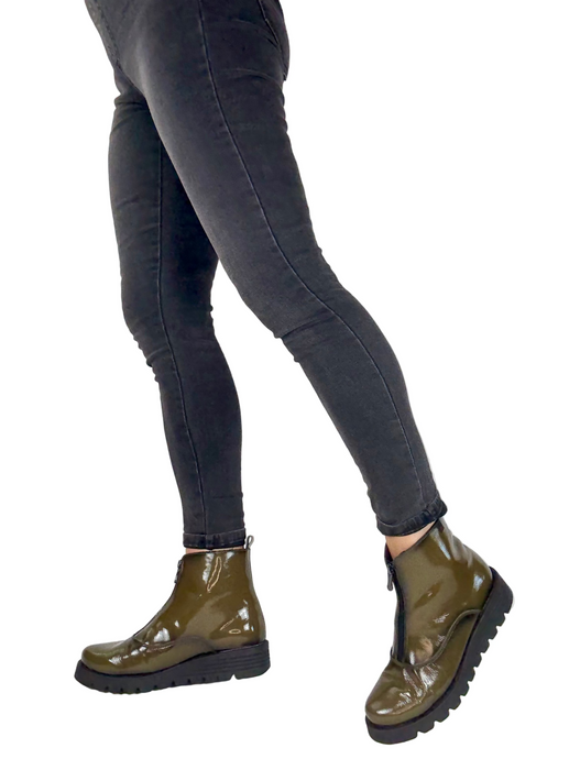 green boots for women