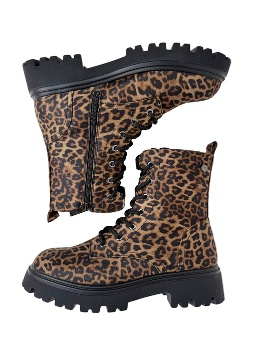 leopard print boots