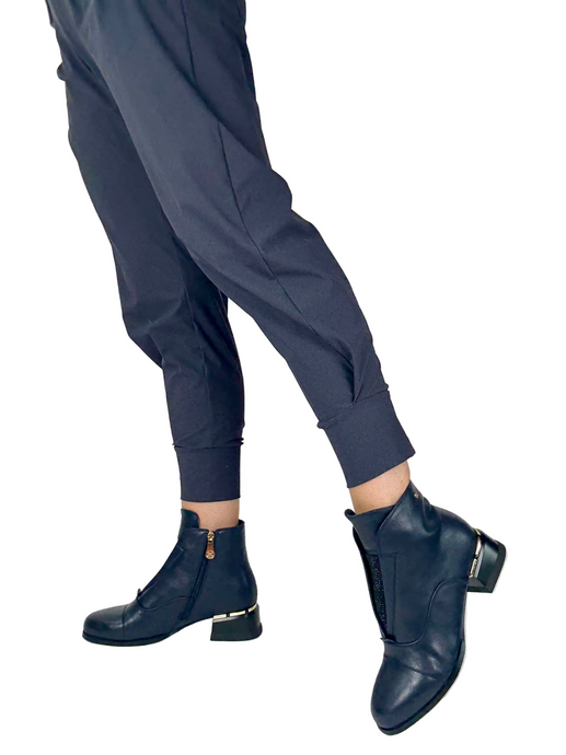 navy dress boots for women