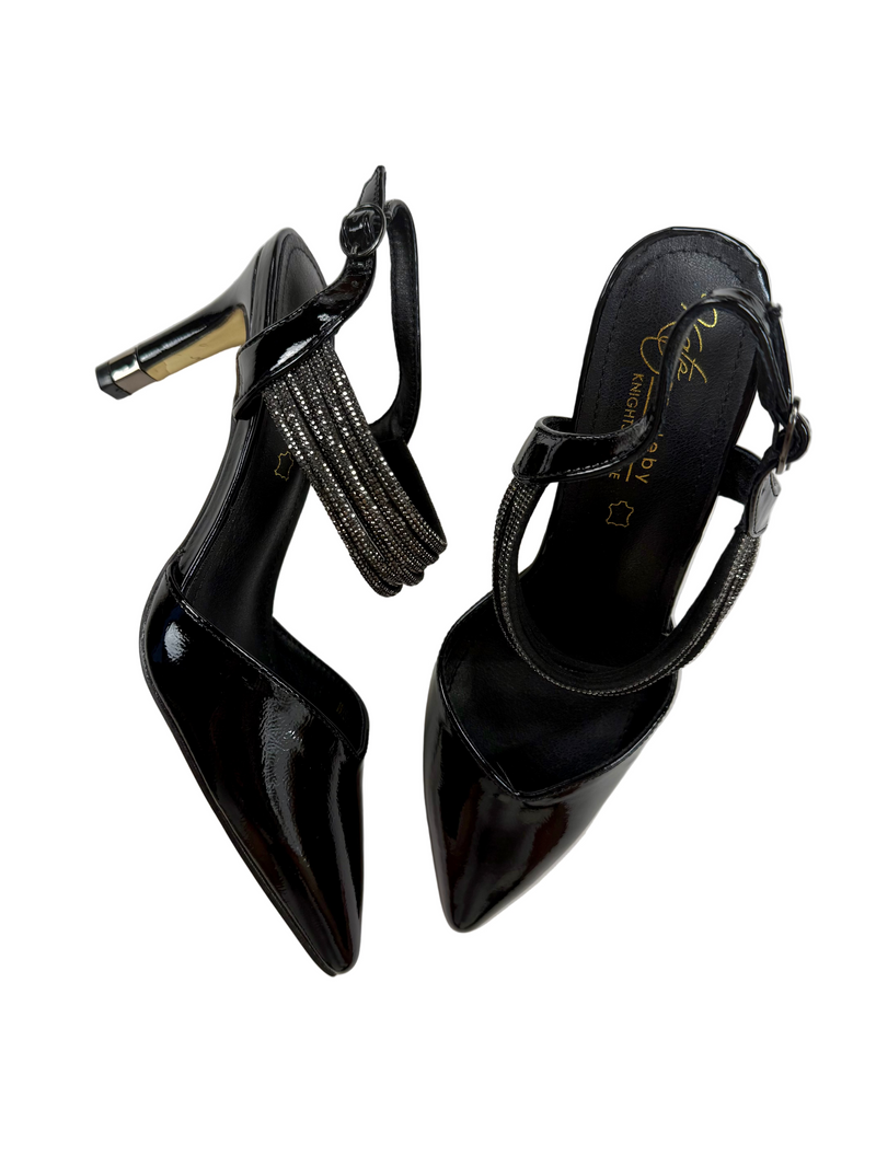 Load image into Gallery viewer, black high heeled shoes
