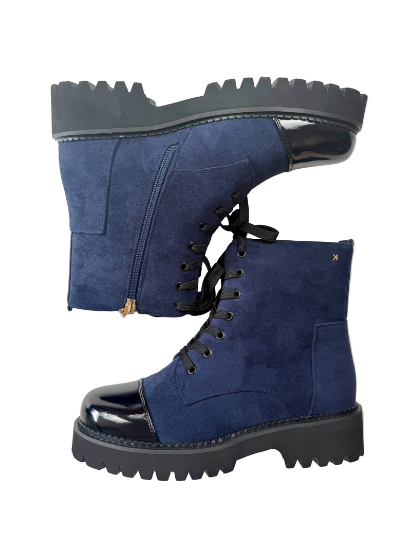 Load image into Gallery viewer, navy kate appleby boots
