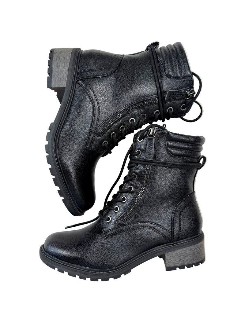 Load image into Gallery viewer, ladies wide fitting lace up boots
