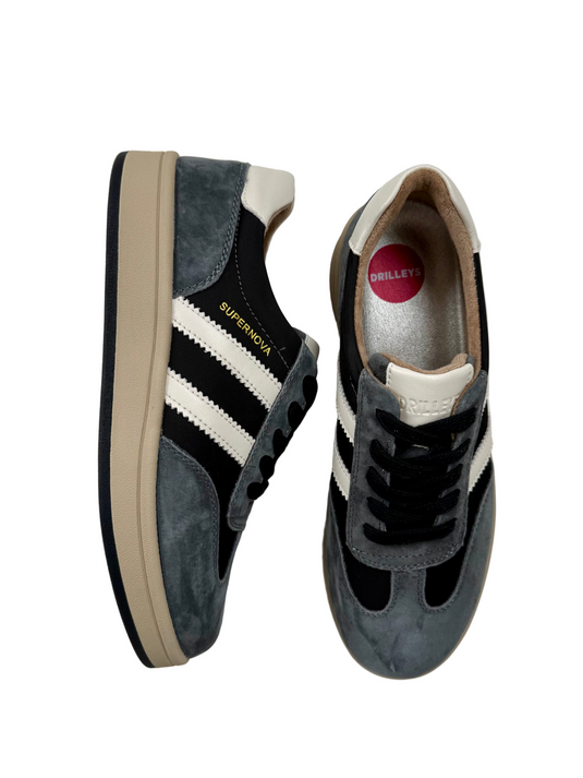 navy casual trainers