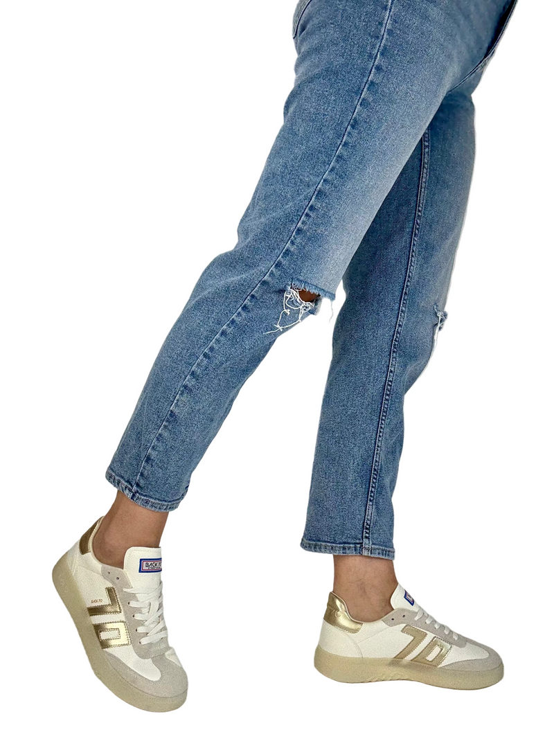 Load image into Gallery viewer, gold back 70 sneakers
