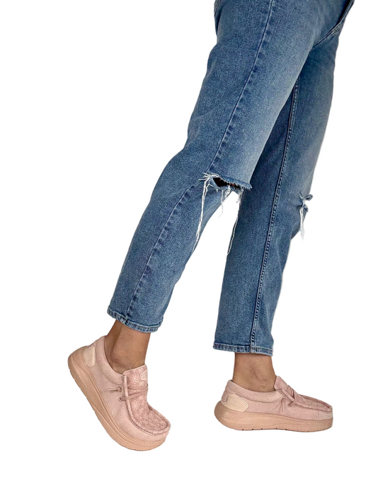 pink hey dude shoes