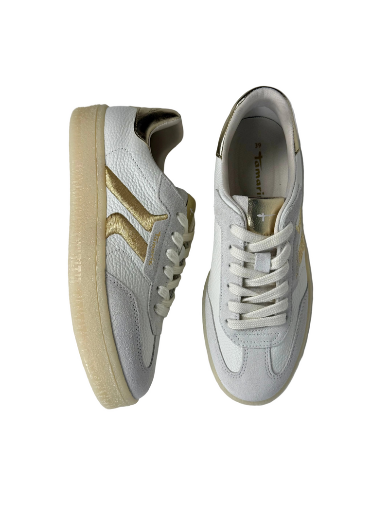 Load image into Gallery viewer, tamaris leather womems trainers
