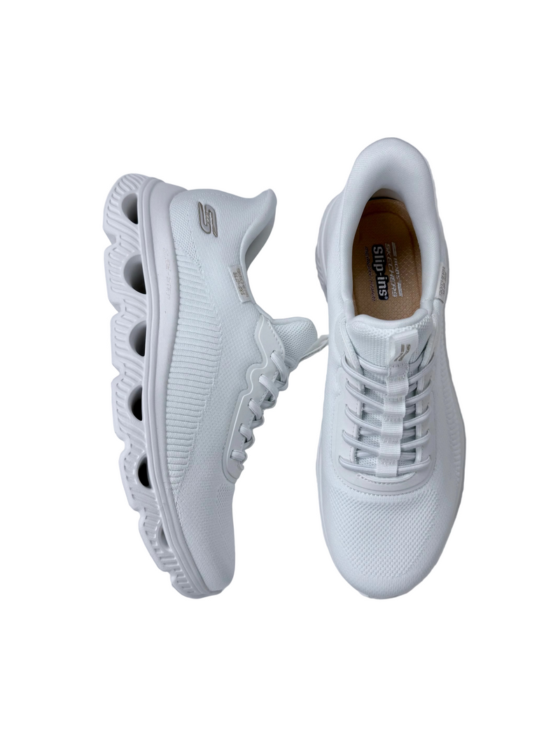 Load image into Gallery viewer, skechers white womens trainers
