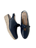 navy wedge sandals