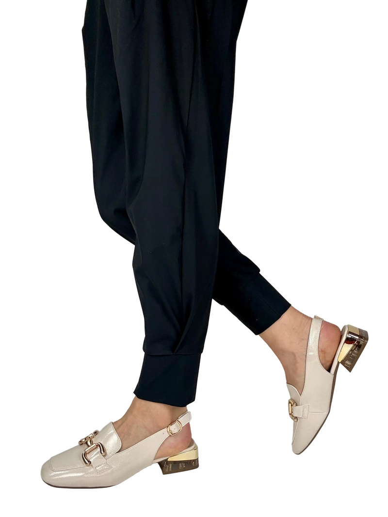 Load image into Gallery viewer, cream block heels
