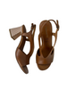 tan heeled sandals