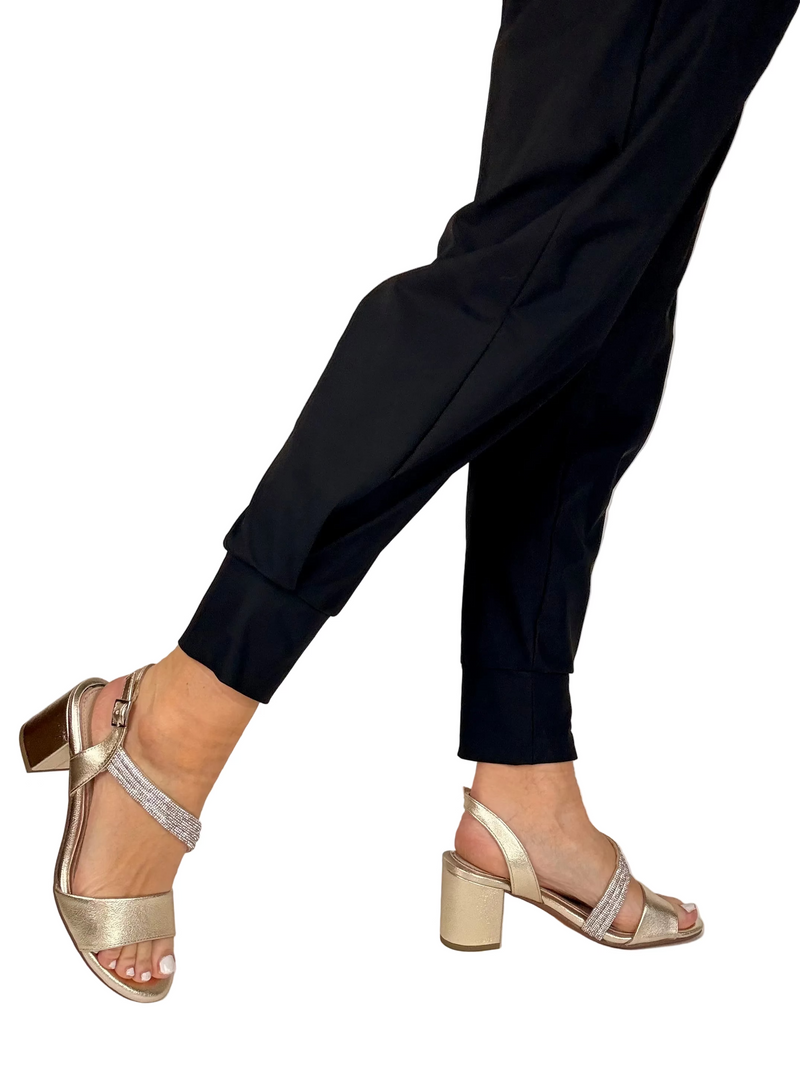 Load image into Gallery viewer, gold block heels
