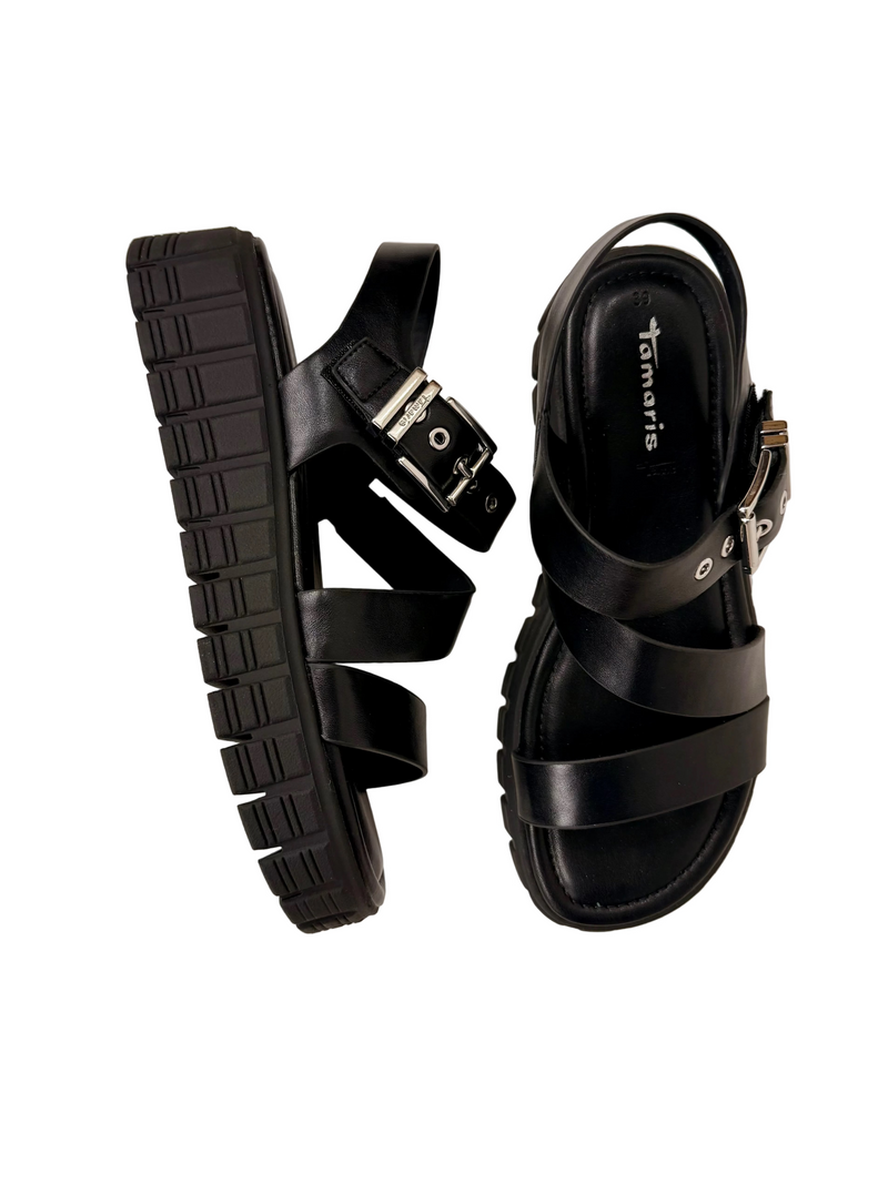 Load image into Gallery viewer, ladies tamaris platform sandals
