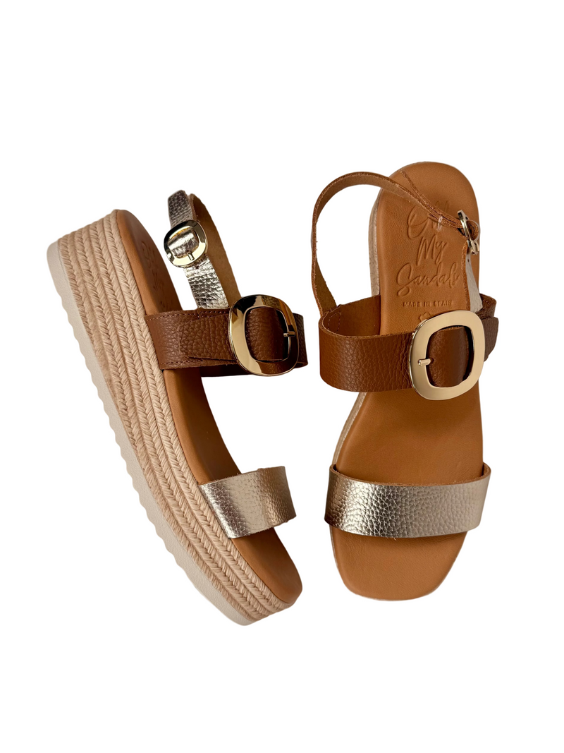 Load image into Gallery viewer, tan espadrille sandals
