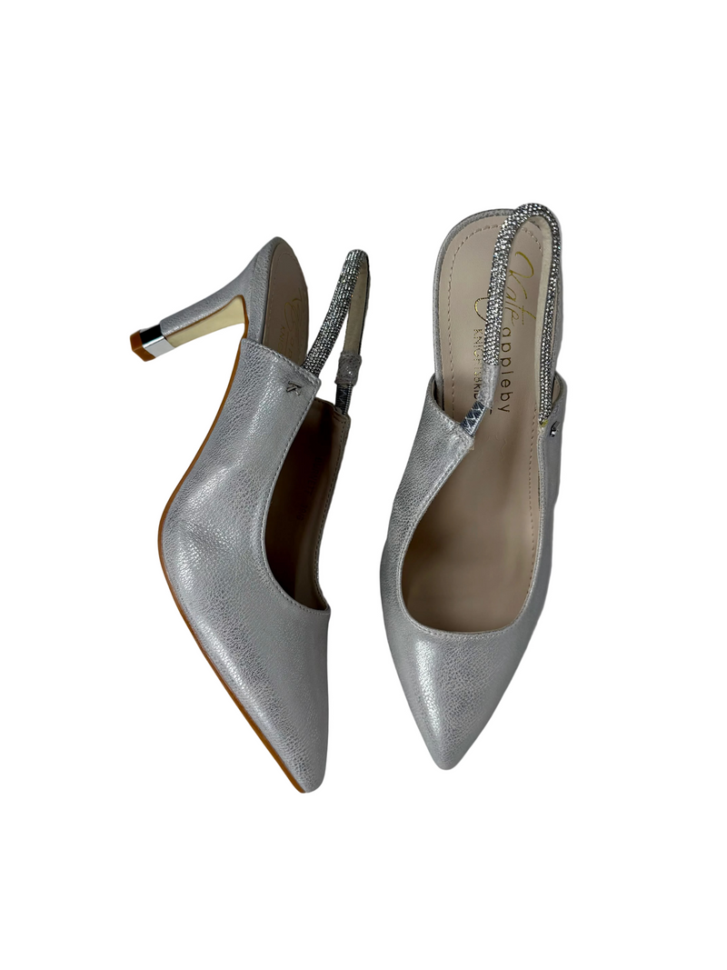 Load image into Gallery viewer, silver heels
