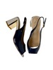 navy heels